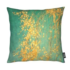 Juniqe Kissen "Whispers Of Yellow" In Gelb & Grün