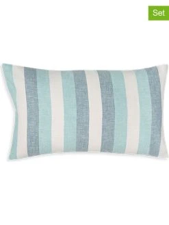 Kayori 2er-Set: Kissenhüllen "Kioicho" In Grün