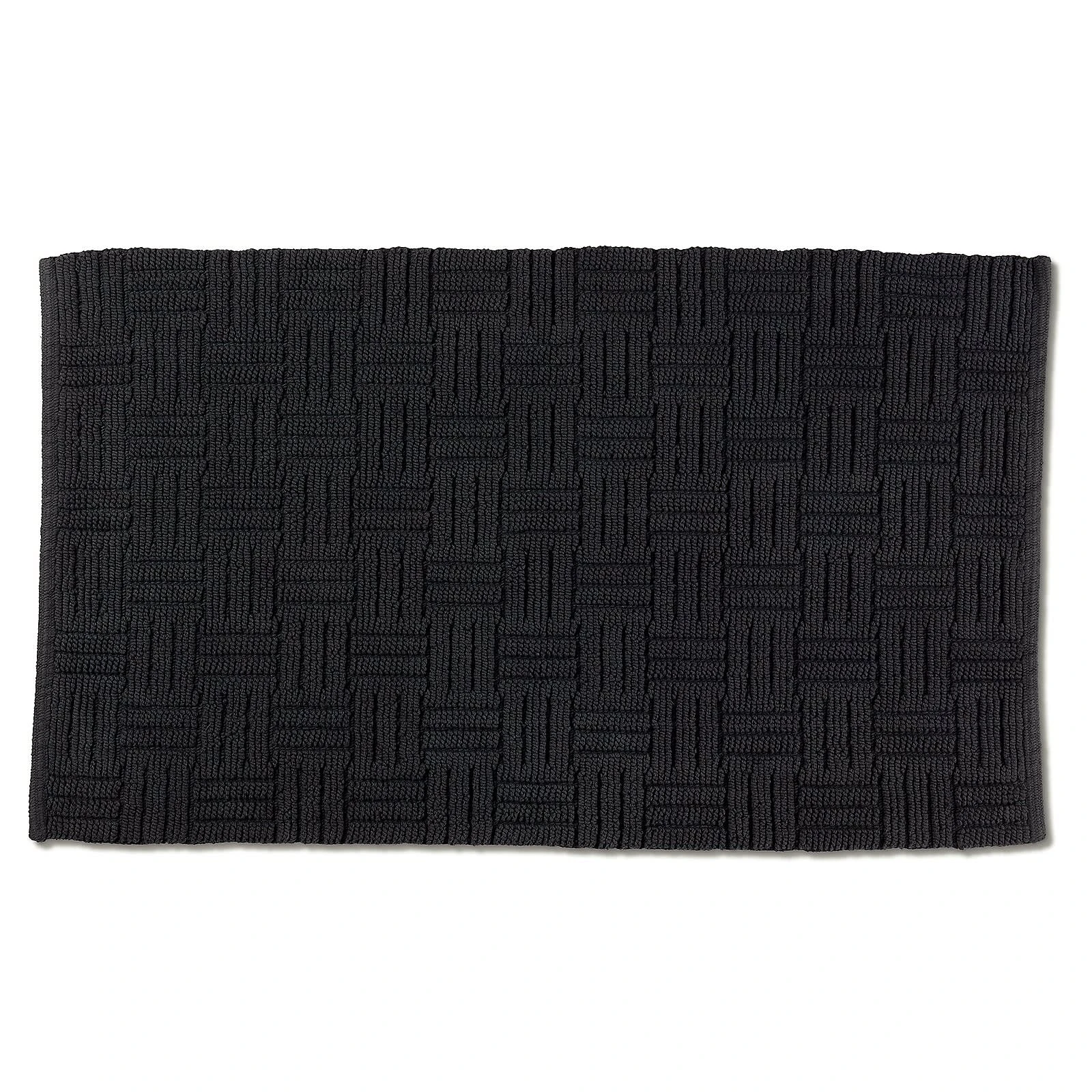 Kela Badematte Leana In Granitgrau, L 100 Cm X B 60 Cm X H 0,5 Cm