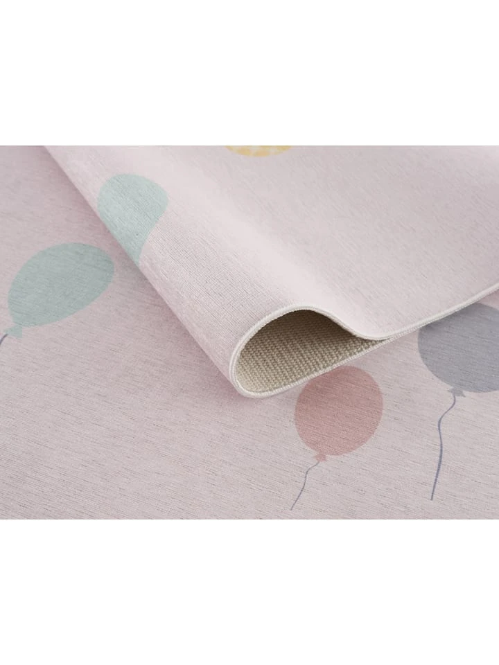 Kids Love Rugs Webteppich "Baloon" In Rosa – Bild 3