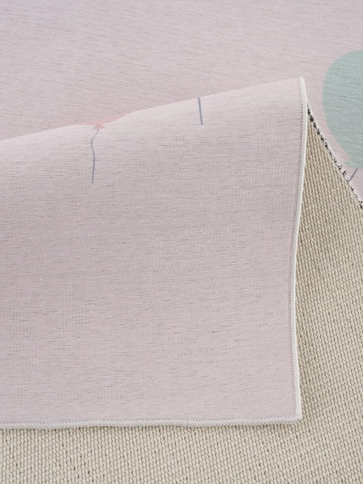 Kids Love Rugs Webteppich "Baloon" In Rosa – Bild 4