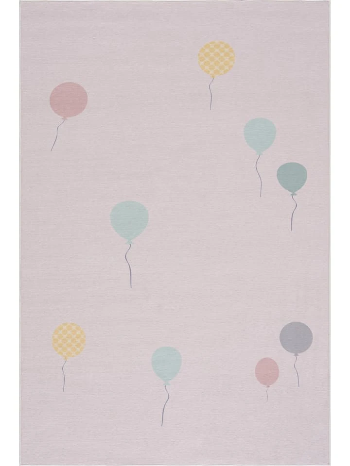 Kids Love Rugs Webteppich "Baloon" In Rosa