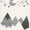 Livone Kinderteppich BERGE In Creme Silbergrau
