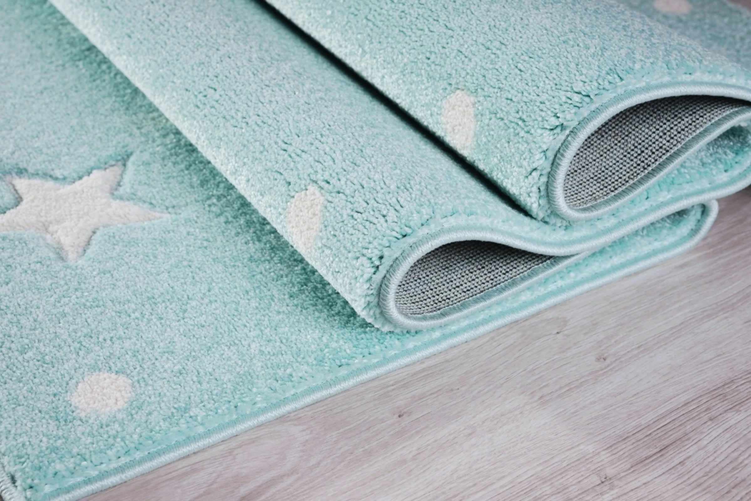 Livone Teppich STARLINE Mint/weiss – Bild 2