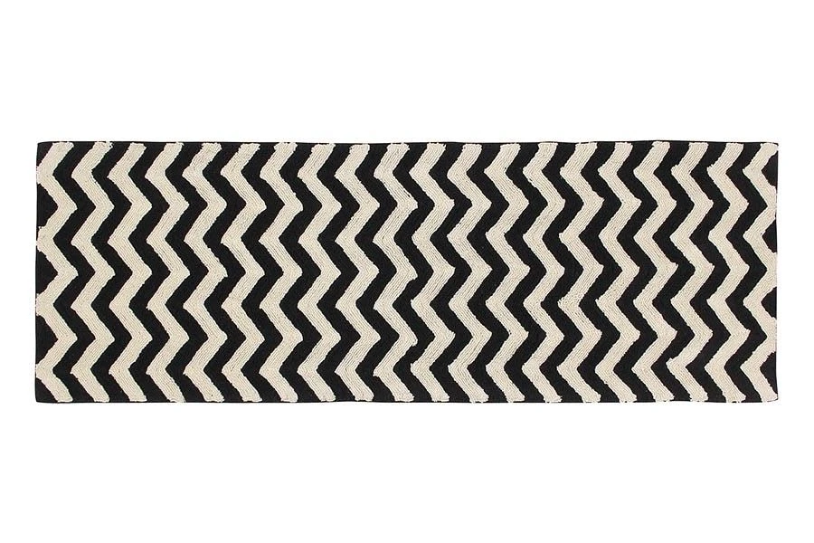 Lorena Canals Teppich "Zig-Zag" In Schwarz/Beige
