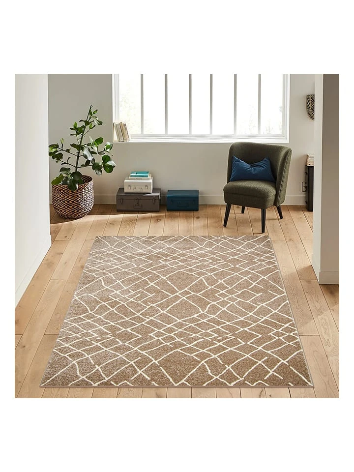 Mioli Kurzflor-Teppich "Galata 2023" In Hellbraun – Bild 2