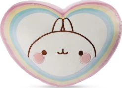 Nici Kissen Herzförmig Molang, 40 X 30 Cm (48228)