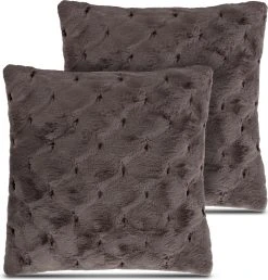 Normani 2 Kissenbezüge Riga In Braun