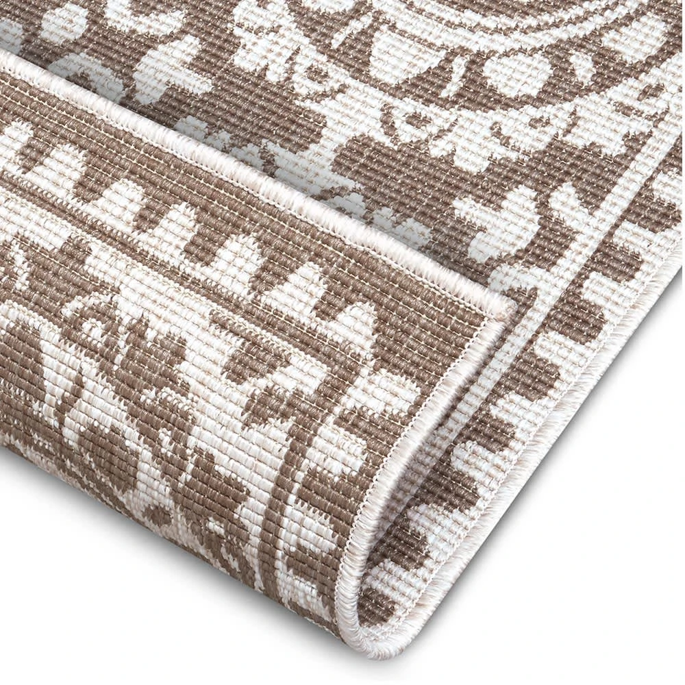 Northrugs In- & Outdoor Wendeläufer Jardin Beige – Bild 4
