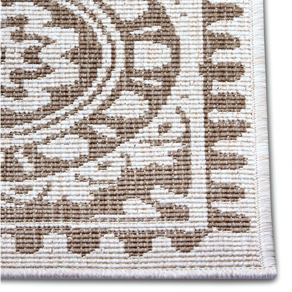 Northrugs In- & Outdoor Wendeläufer Jardin Beige – Bild 5