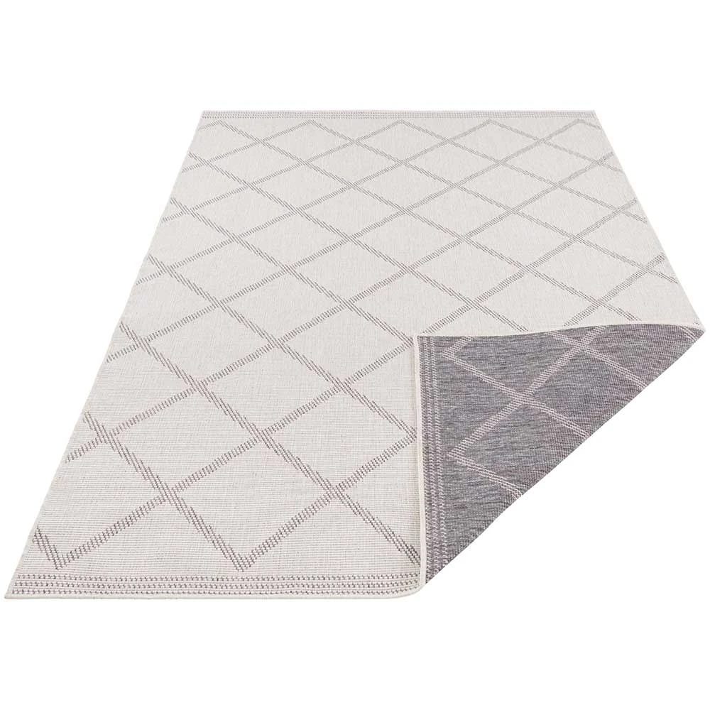 Northrugs In- & Outdoor Wendeteppich Corsica Grau Creme – Bild 2