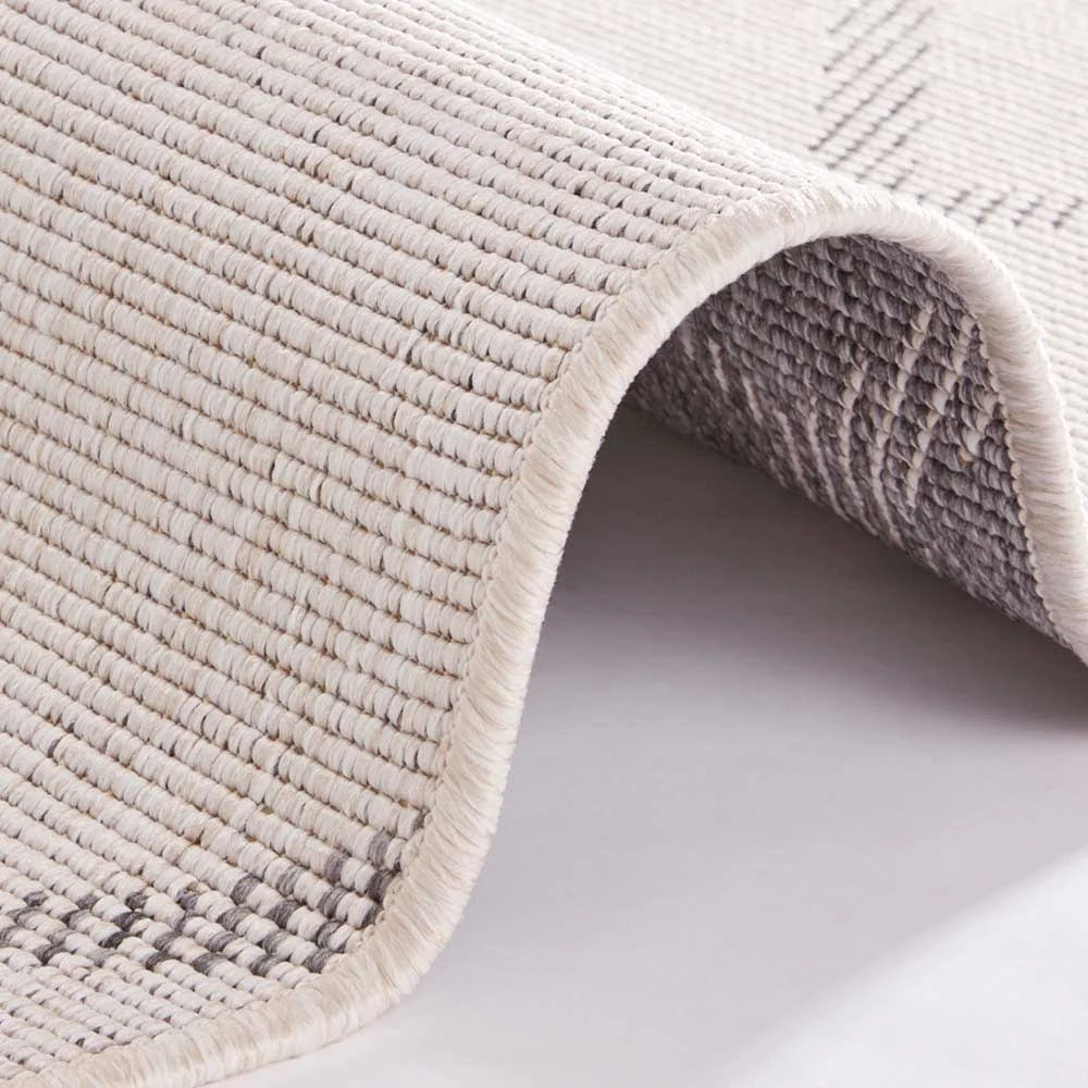 Northrugs In- & Outdoor Wendeteppich Corsica Grau Creme – Bild 3