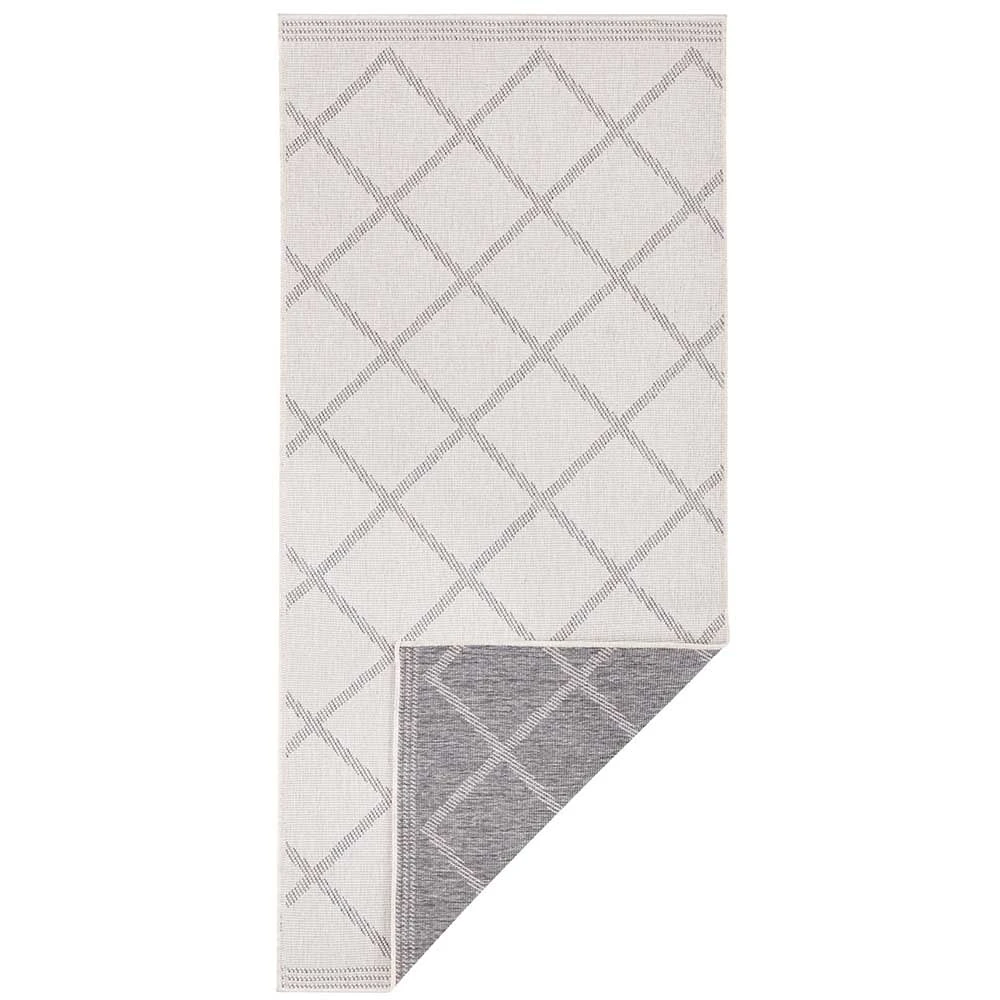 Northrugs In- & Outdoor Wendeteppich Corsica Grau Creme – Bild 5