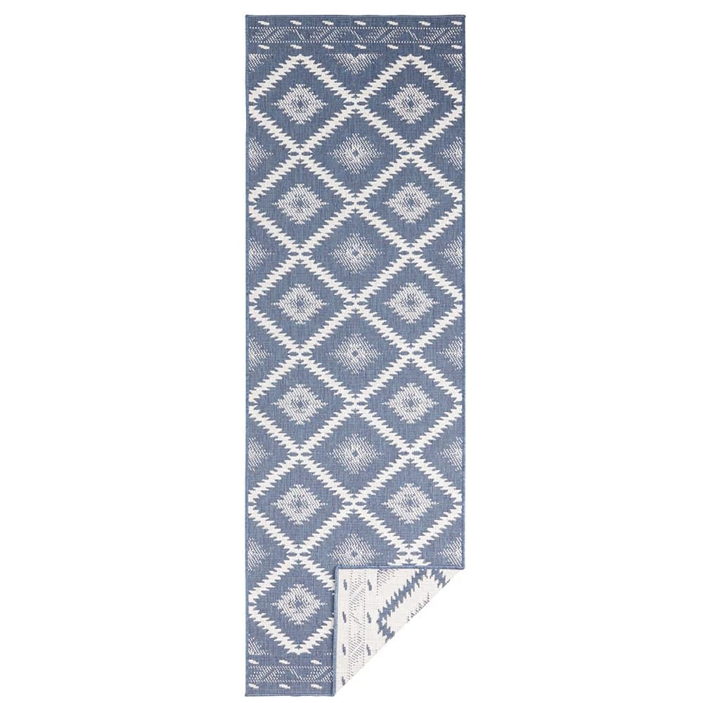Northrugs In- & Outdoor Wendeteppich Malibu Blau Creme – Bild 6