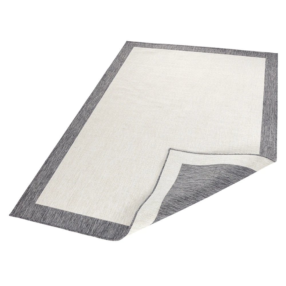 Northrugs In- & Outdoor Wendeteppich Panama Creme Grau – Bild 2