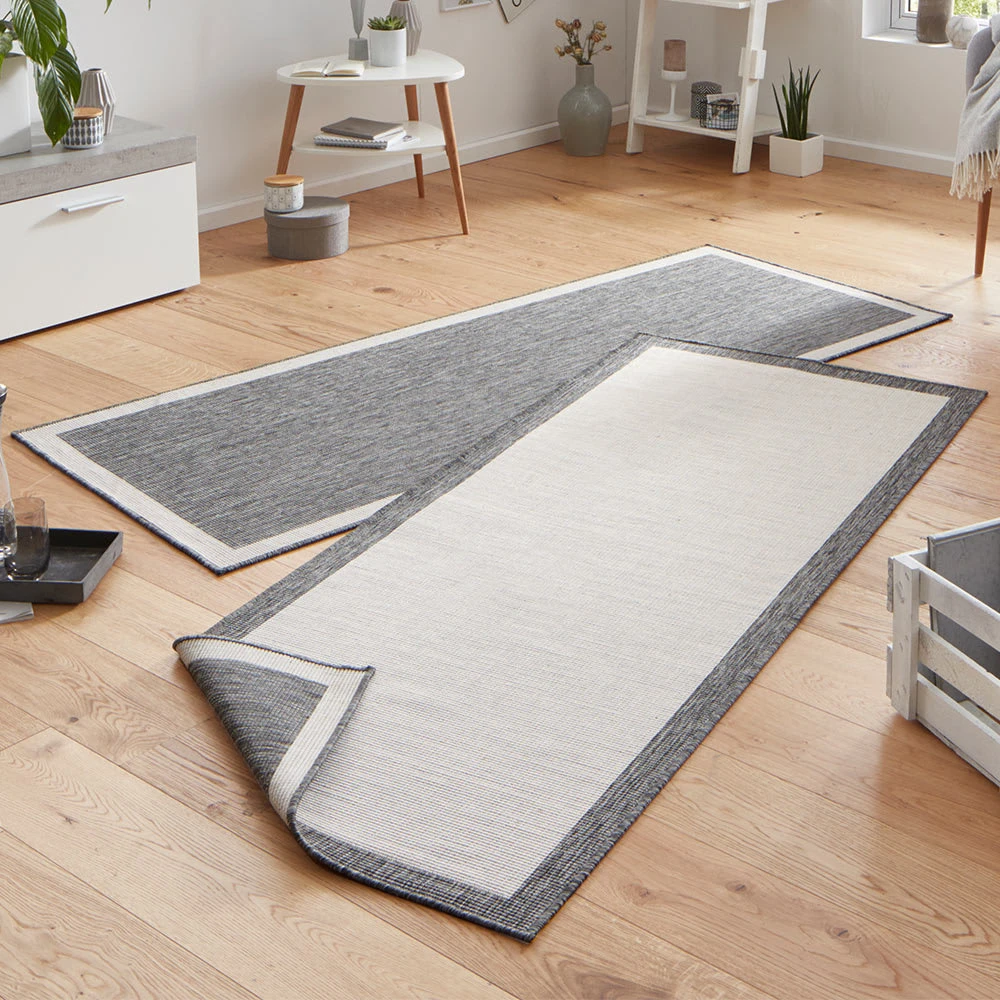 Northrugs In- & Outdoor Wendeteppich Panama Creme Grau – Bild 6