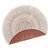 Northrugs In- & Outdoor Wendeteppich Porto Creme Terra, Rund