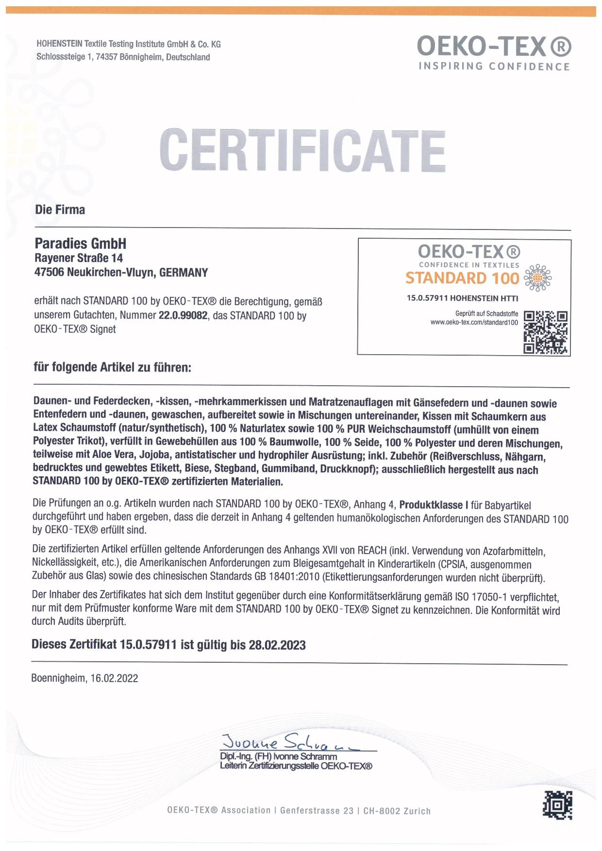 Paradies Winterbettdecke "Galia 90" In Weiß – Bild 2