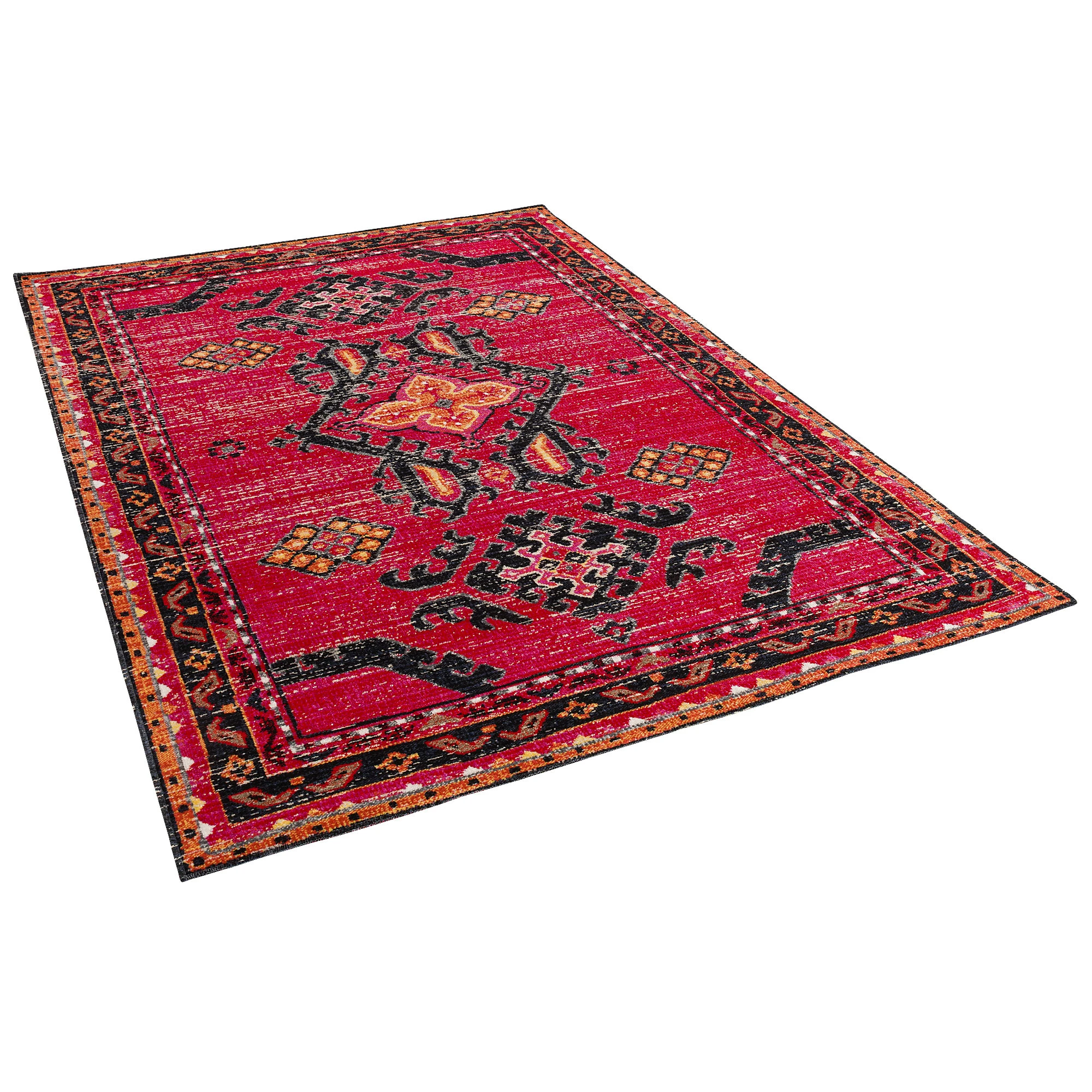 Pergamon Designer Teppich Vintage Zoe Orient Bordüre In Rot – Bild 2