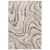 Pergamon In- Und Outdoor Designer Lagos Pastell Wellen In Beige Braun