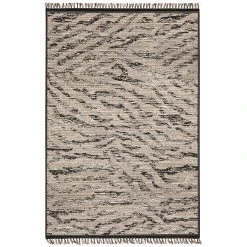 Pergamon Jute Natur Style Teppich Origin Animal Print In Beige