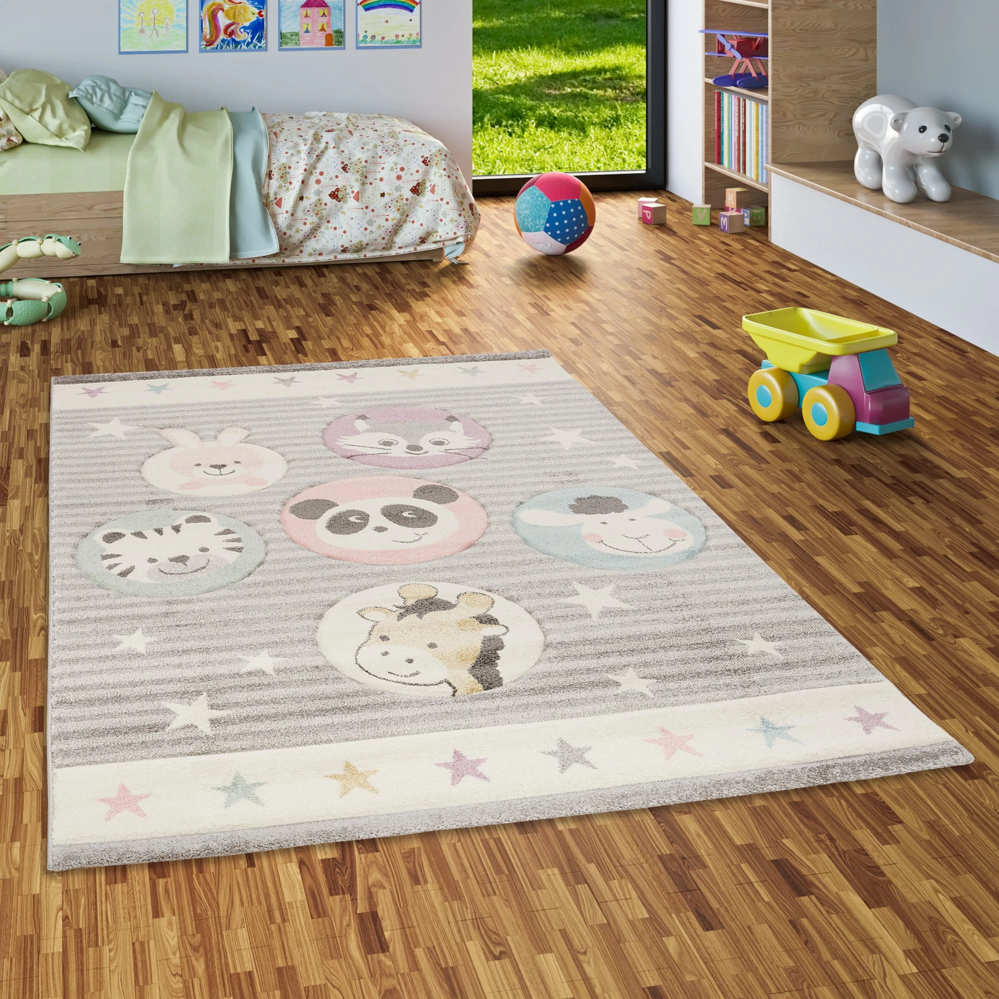 Pergamon Kinder Teppich Maui Kids Star Friends In Bunt – Bild 5