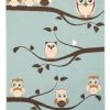 Pergamon Kinderteppich Trendline Eulen Pastell In Blau
