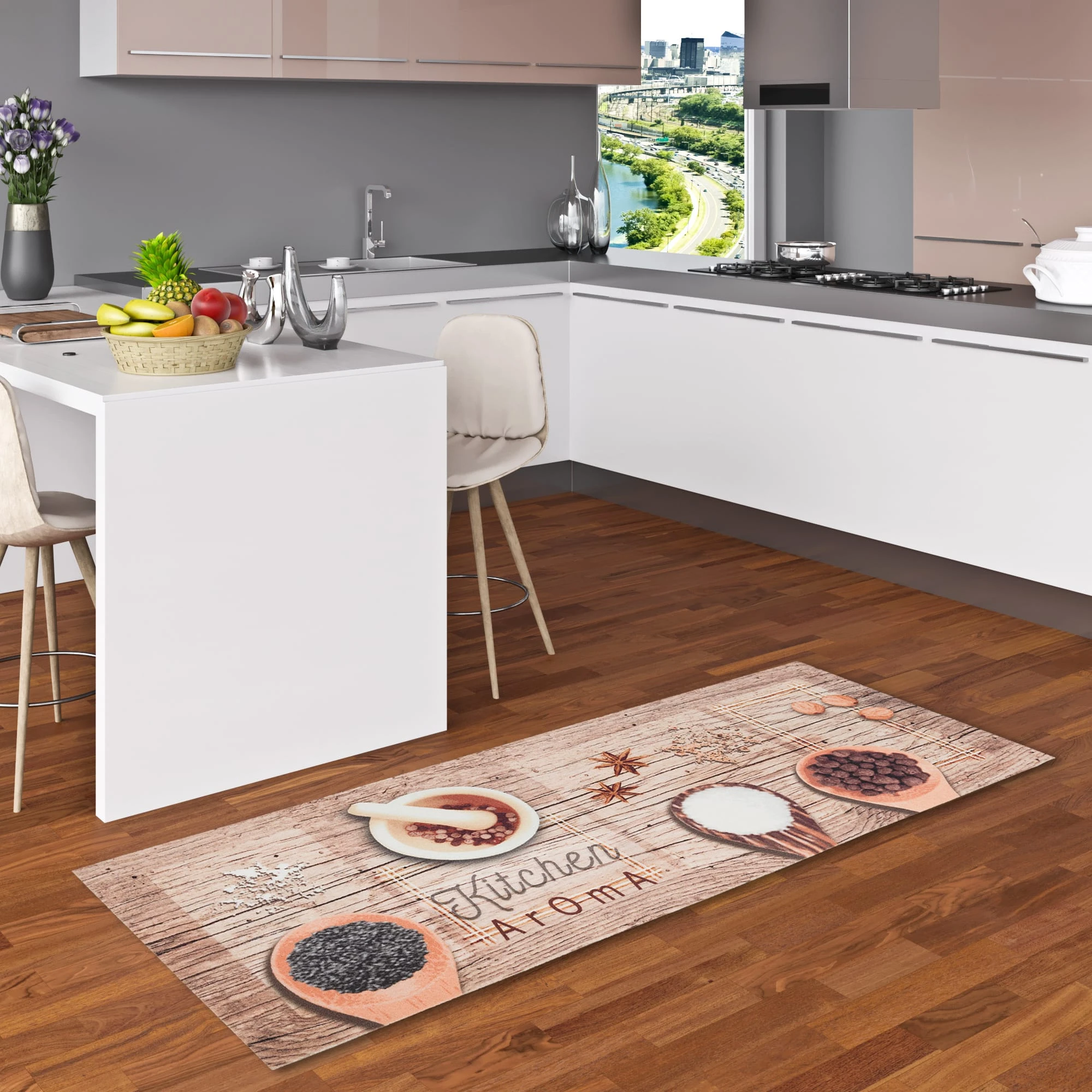 Pergamon Küchenläufer Teppich Trendy Kitchen Aroma In Beige – Bild 5