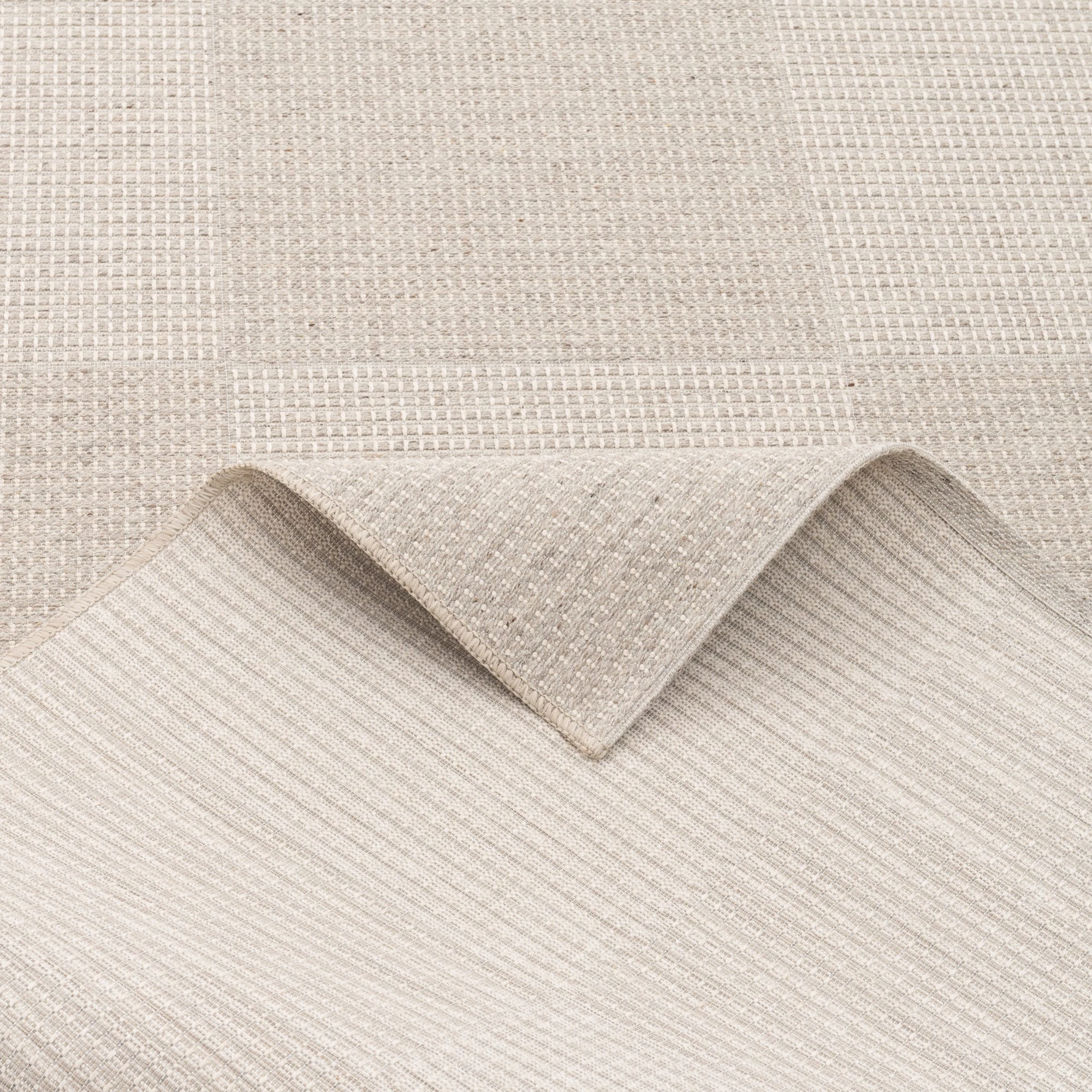 Pergamon Natur Teppich Flachgewebe Casa Karo In Beige – Bild 4