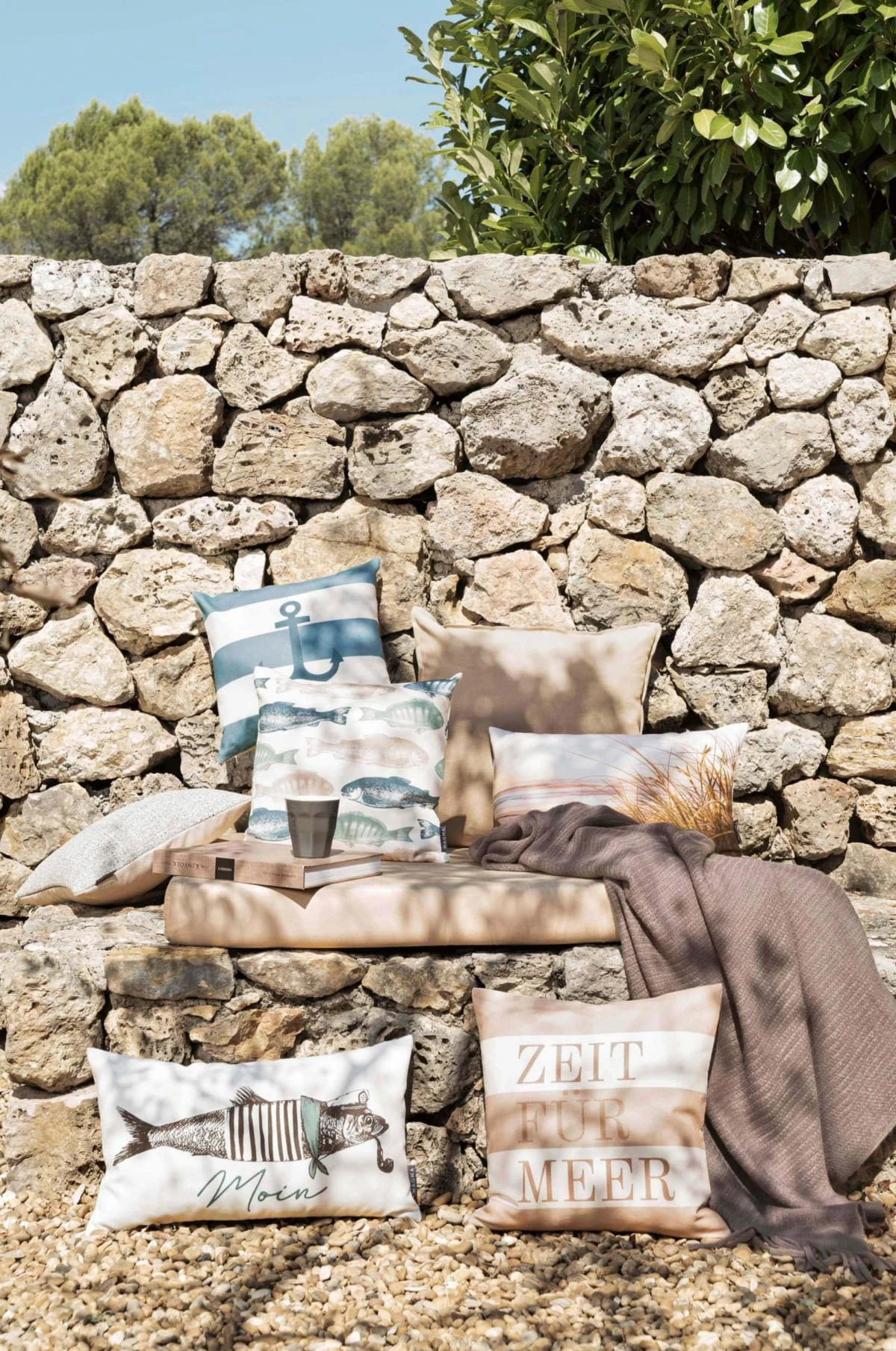 PureDay Kissenhülle Maritim, Meer – Bild 2