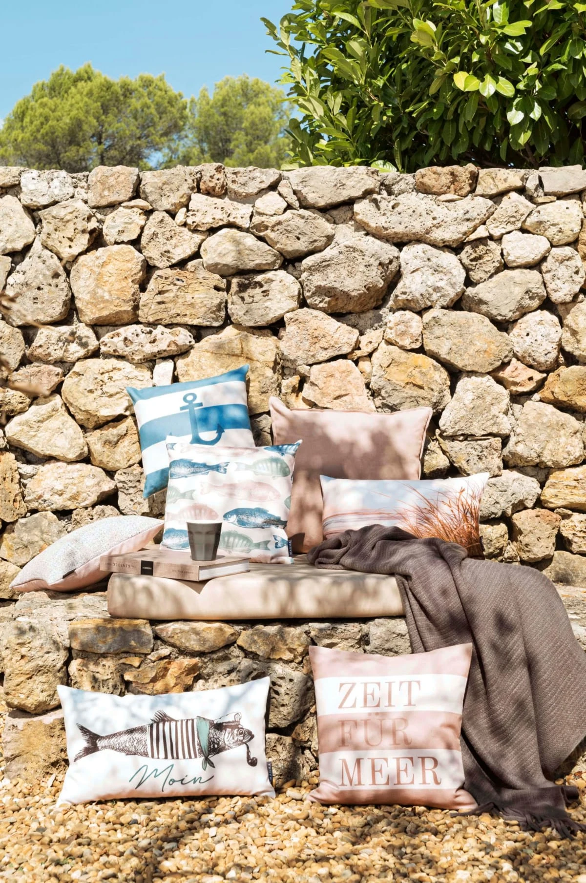 PureDay Kissenhülle Maritim, Meer – Bild 3