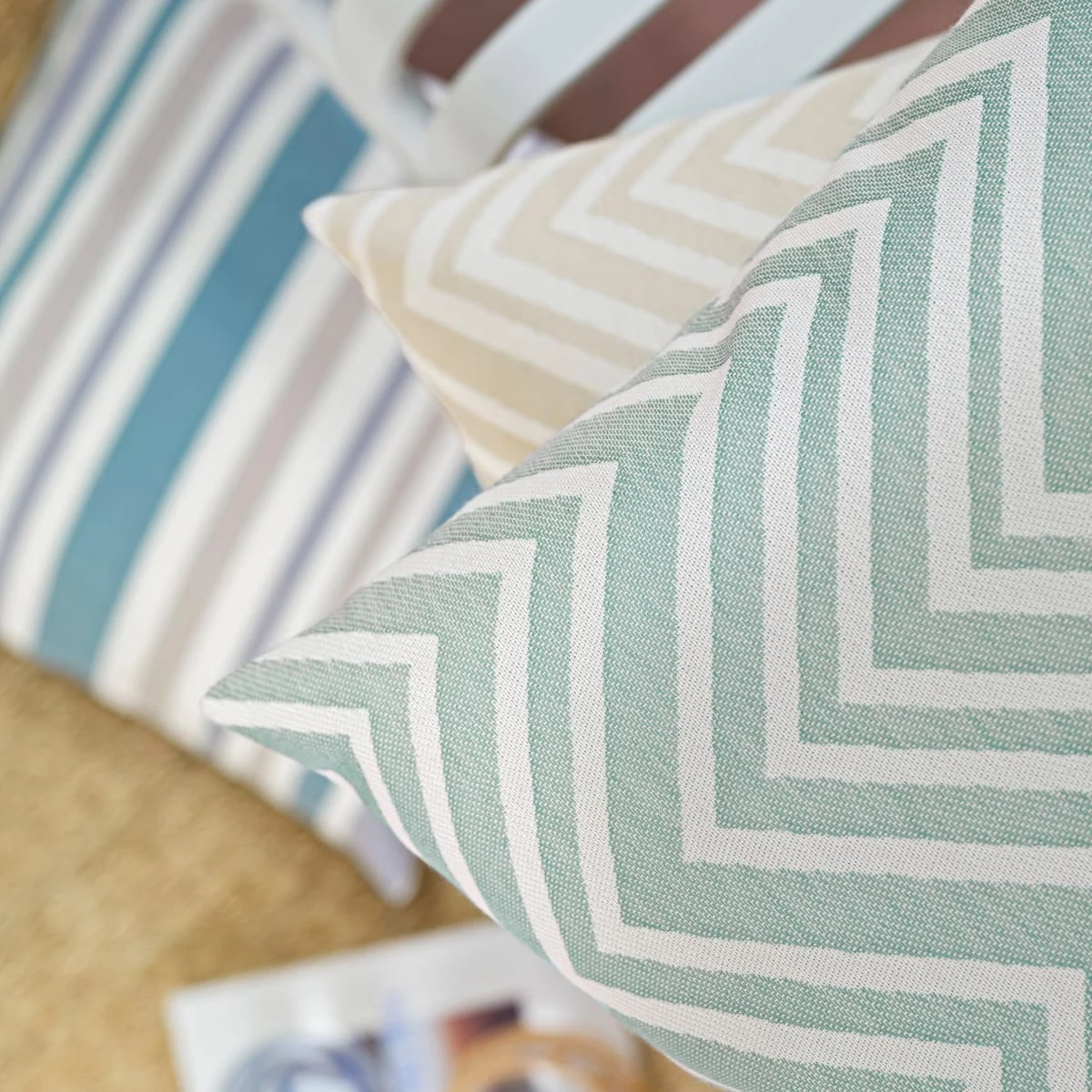 PureDay Outdoor-Kissen Marcella, Petrol – Bild 3