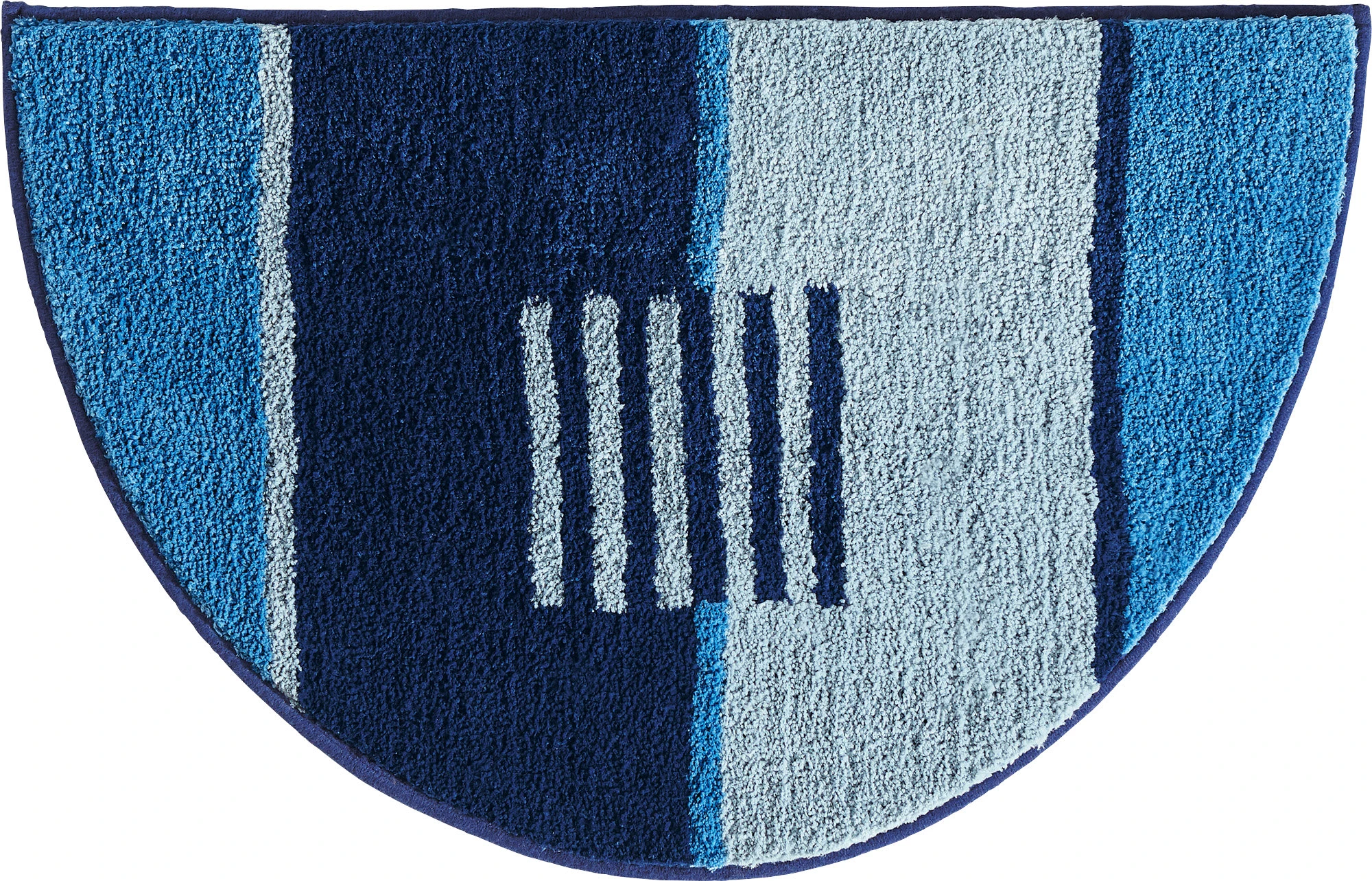 REDBEST Duschvorlage Halbrund Houston In Blau