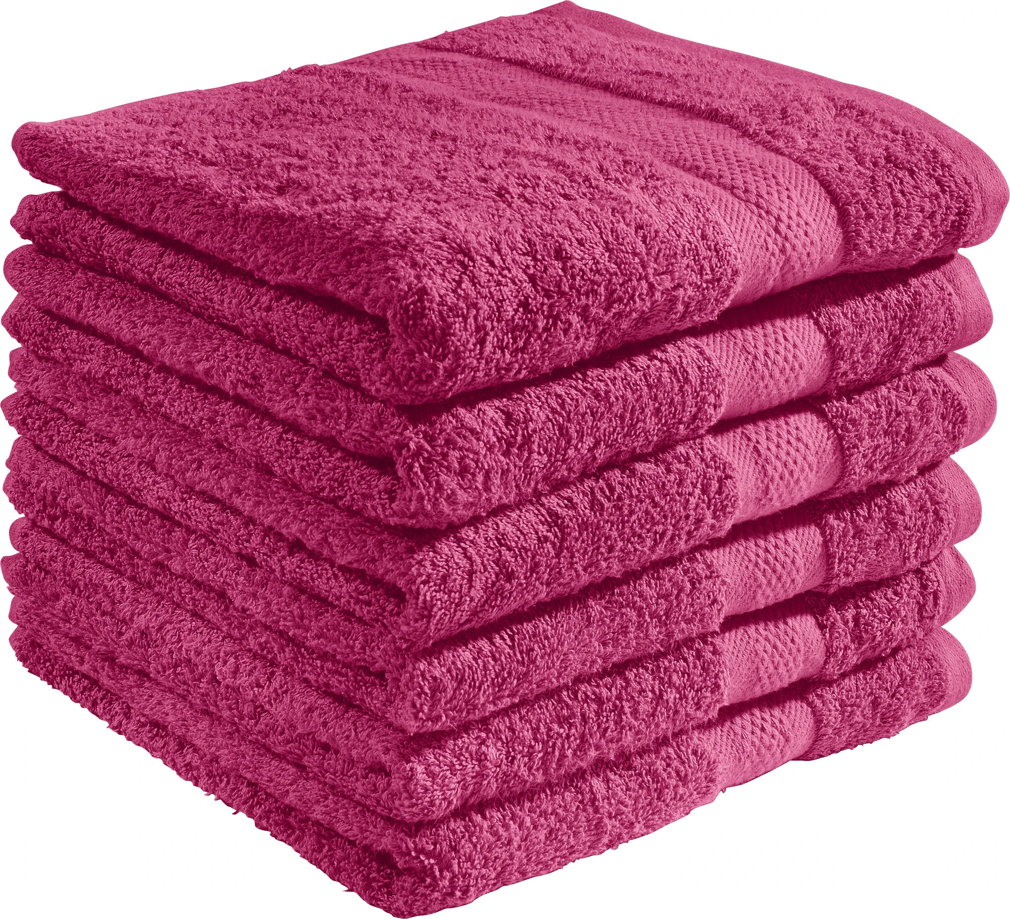 REDBEST Handtuch 6er-Pack Chicago In Fuchsia