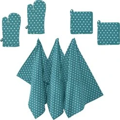 REDBEST Küchenset 7-tlg. Orlando In Petrol