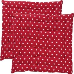 REDBEST Stuhlkissen 2er-Pack Orlando In Rot