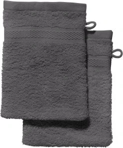 REDBEST Waschhandschuh 2er-Pack Chicago In Anthrazit
