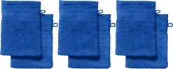 REDBEST Waschhandschuh 6er-Pack Chicago In Royalblau