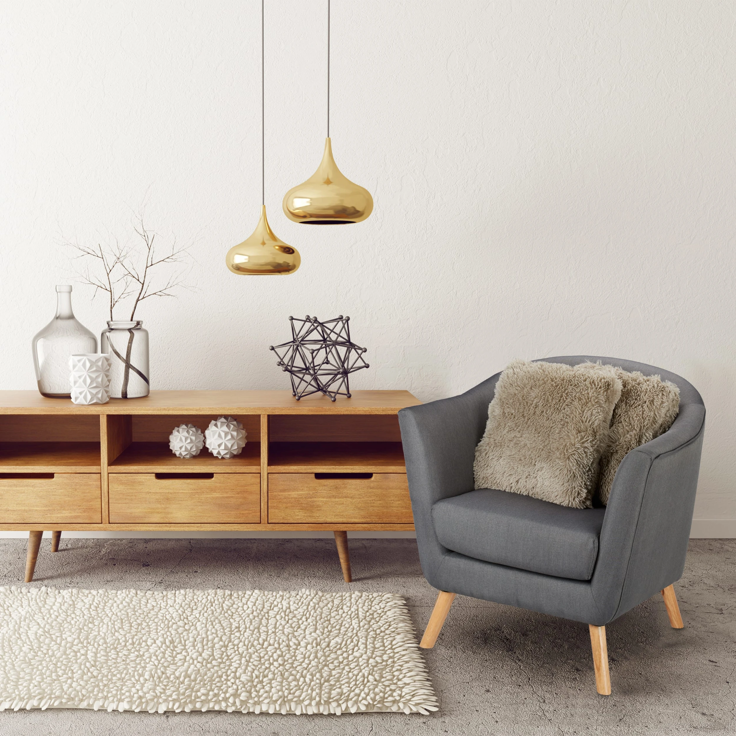 Relaxdays 2 X Kissen In Hellbraun – Bild 2