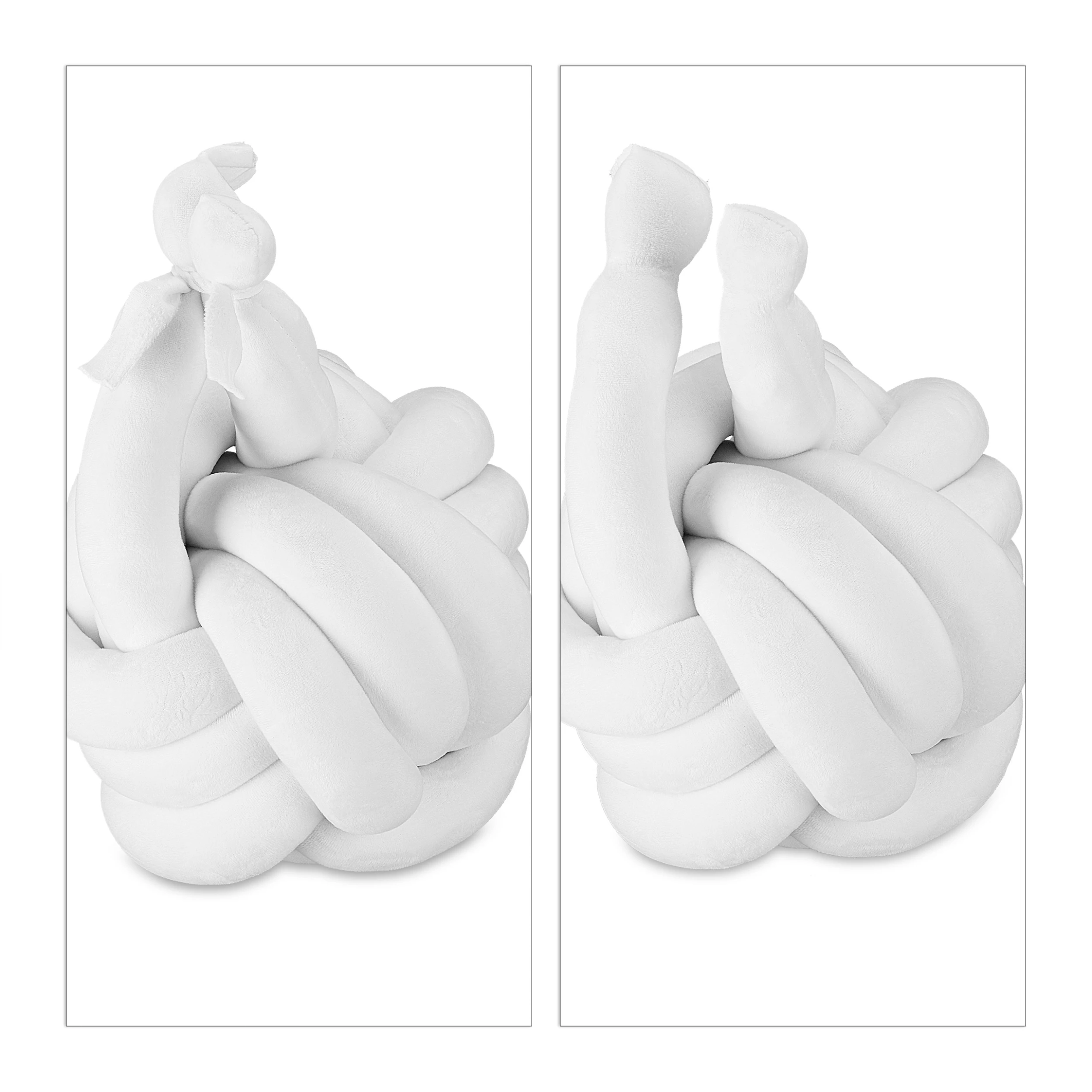 Relaxdays 5x Knotenkissen In White – Bild 6