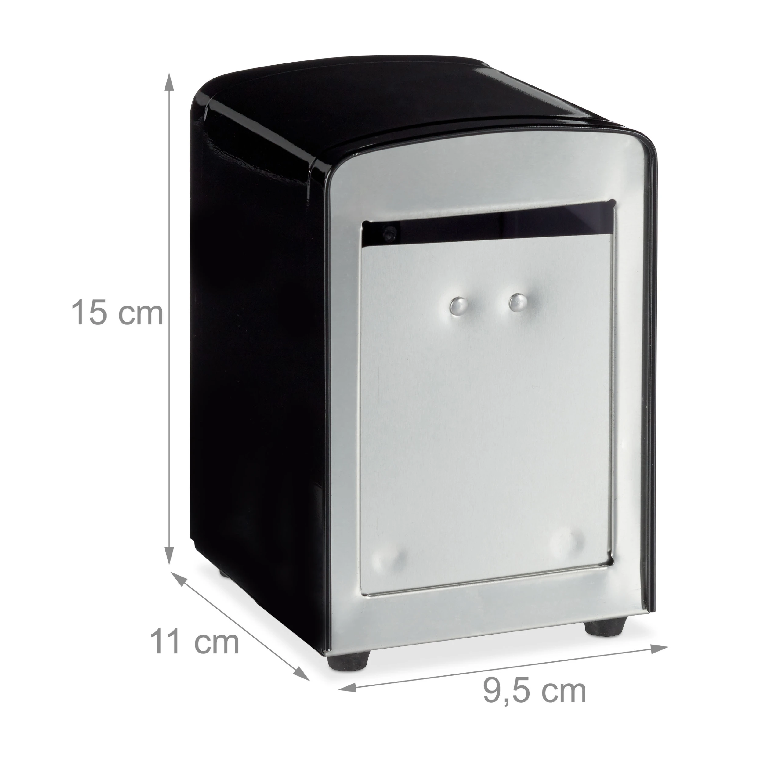 Relaxdays 5x Serviettenspender In Schwarz – Bild 4