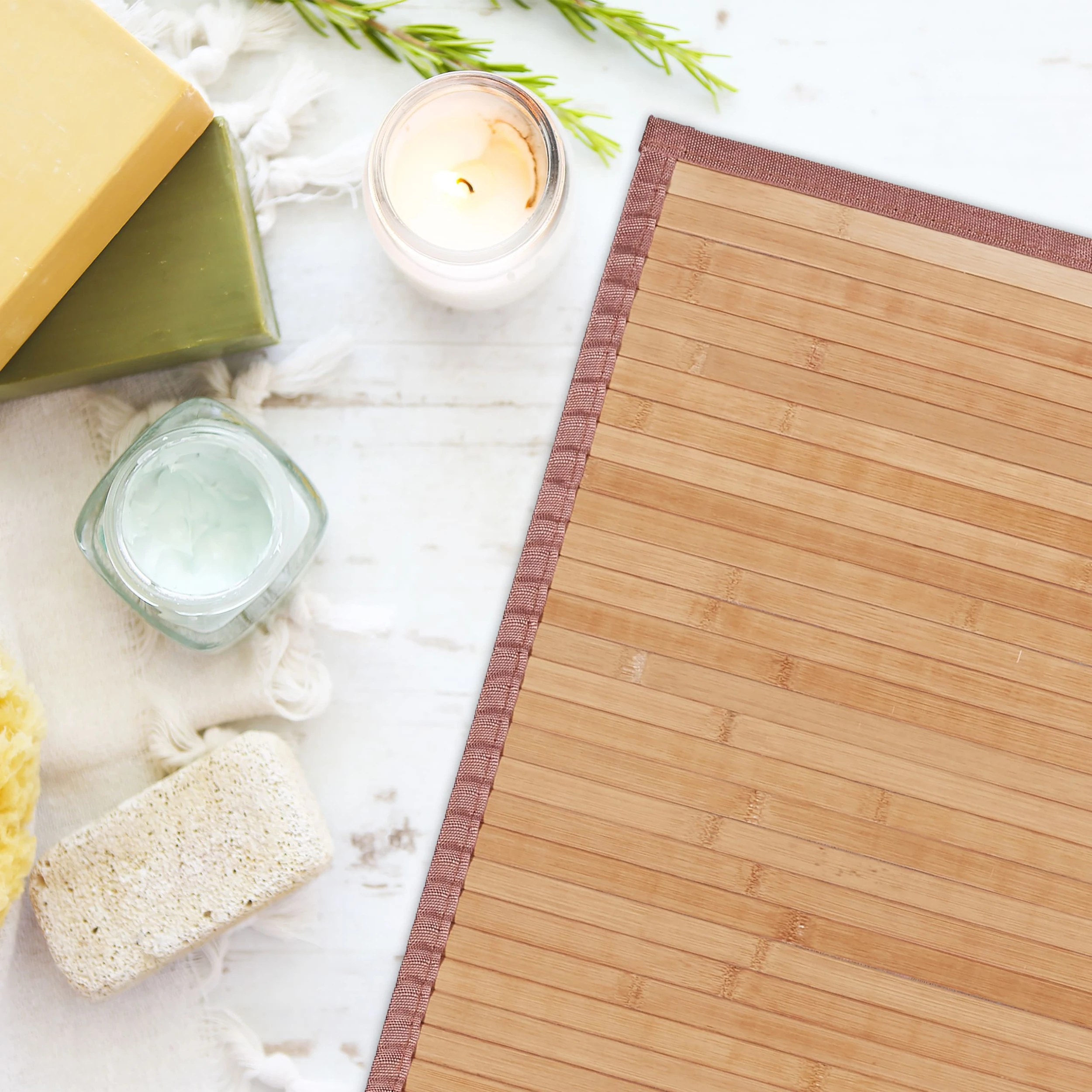 Relaxdays Bambusmatte In Natur - 61 X 122 Cm – Bild 3