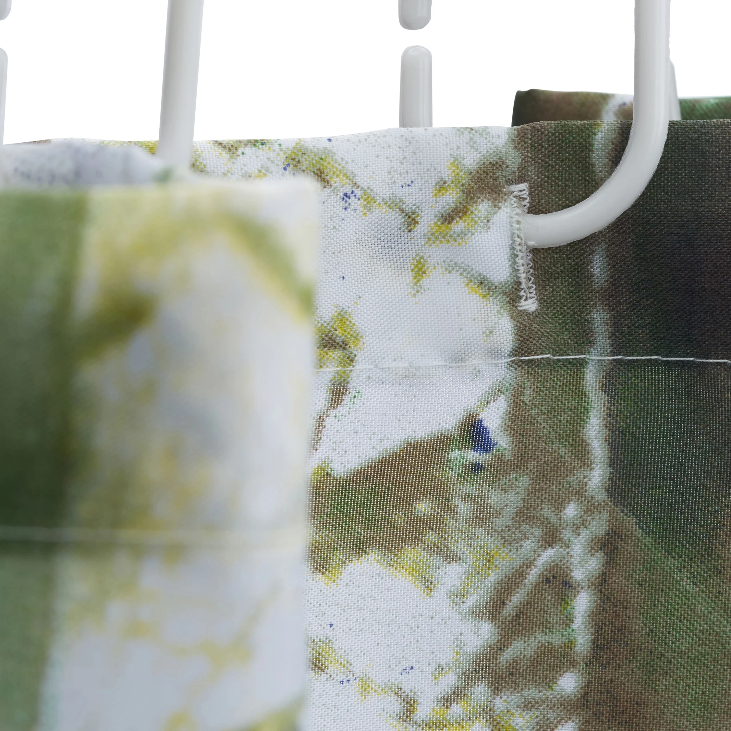 Relaxdays Duschvorhang Wald In Grün - (L)180 X (B)180 Cm – Bild 5