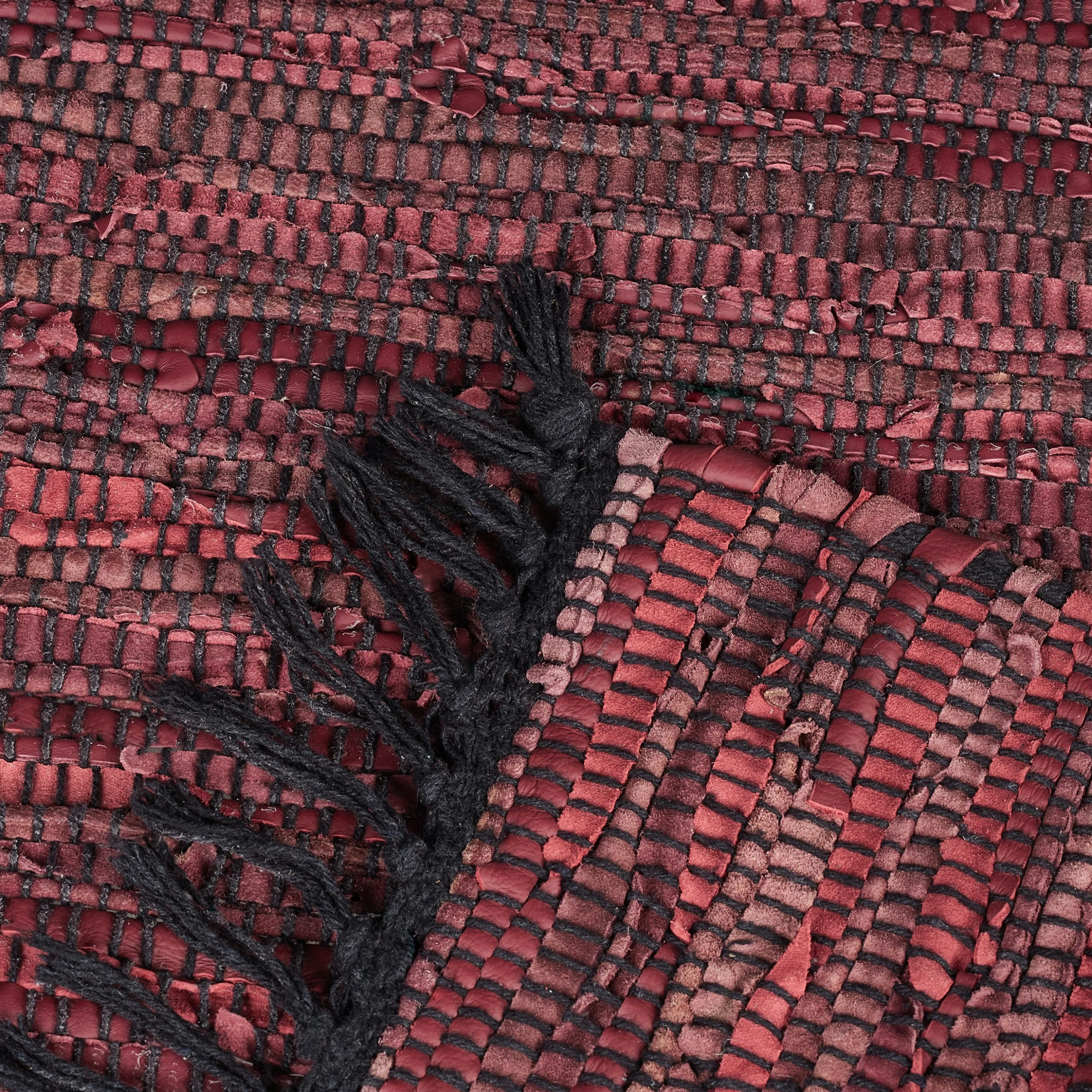 Relaxdays Flickenteppich In Rot - 80 X 200 Cm – Bild 6