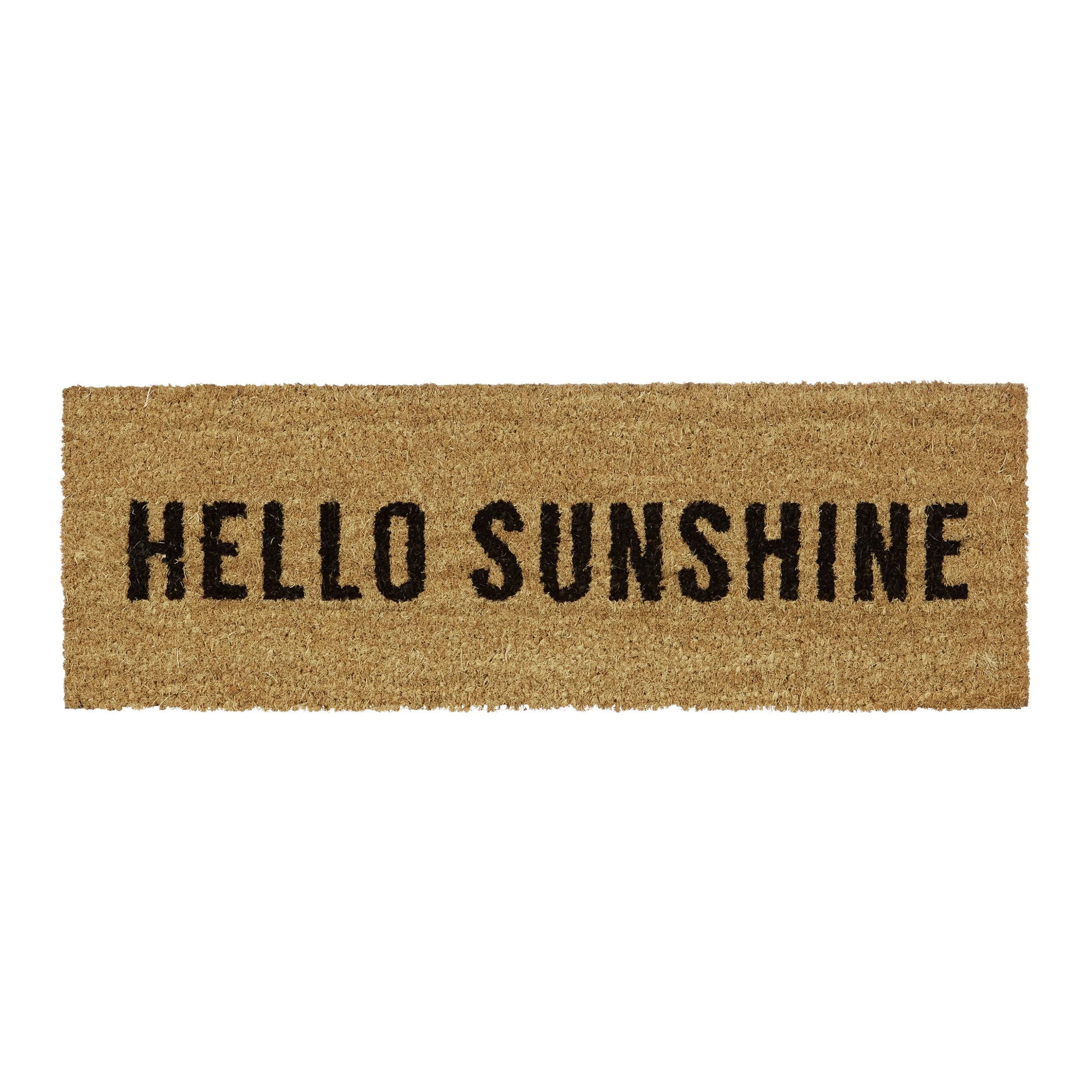 Relaxdays Fußmatte Hello Sunshine In Natur - (B)75 X (T)25 Cm – Bild 6