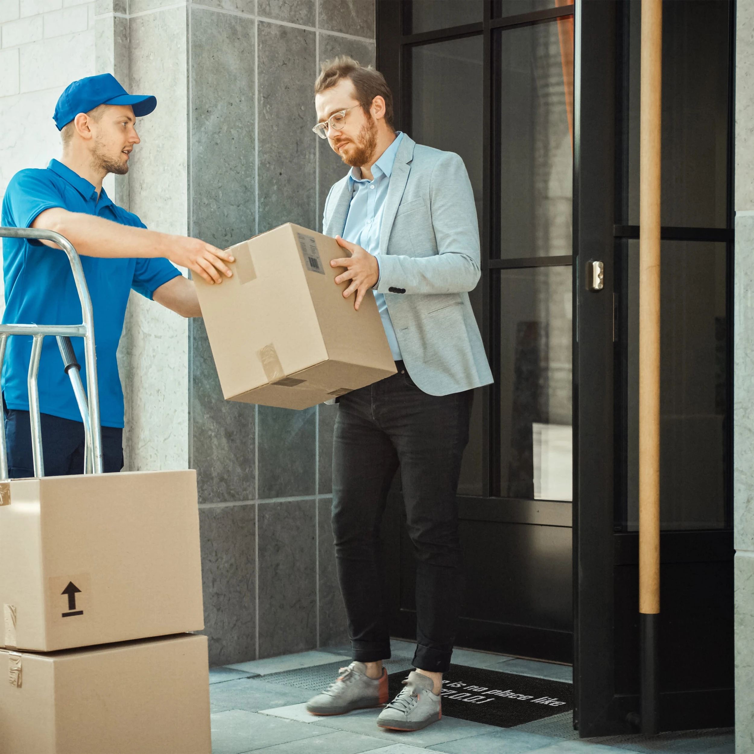 Relaxdays Fußmatte Home "127.0.0.1" In Schwarz - (B)60 X (T)40 Cm – Bild 5