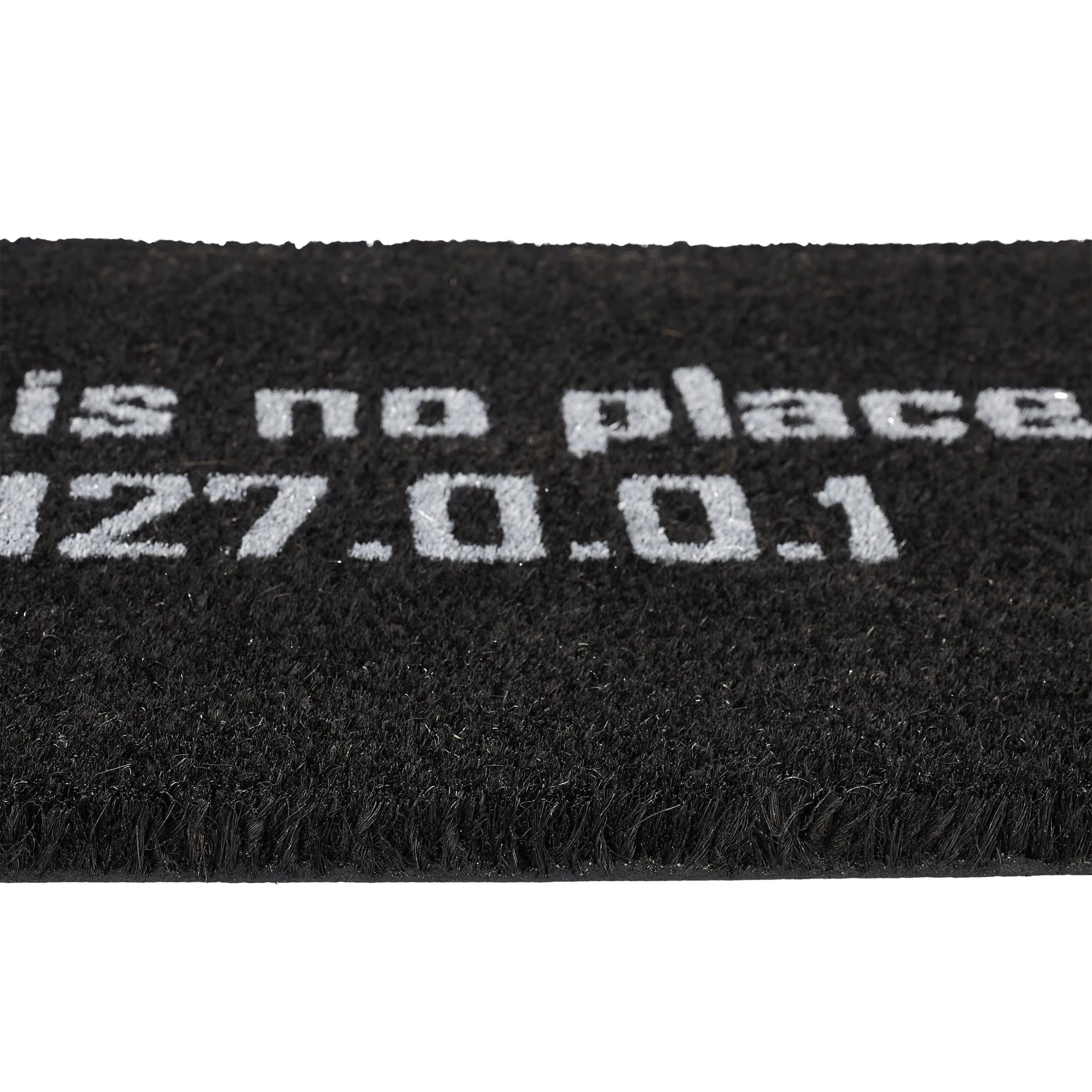 Relaxdays Fußmatte Home "127.0.0.1" In Schwarz - (B)60 X (T)40 Cm – Bild 6