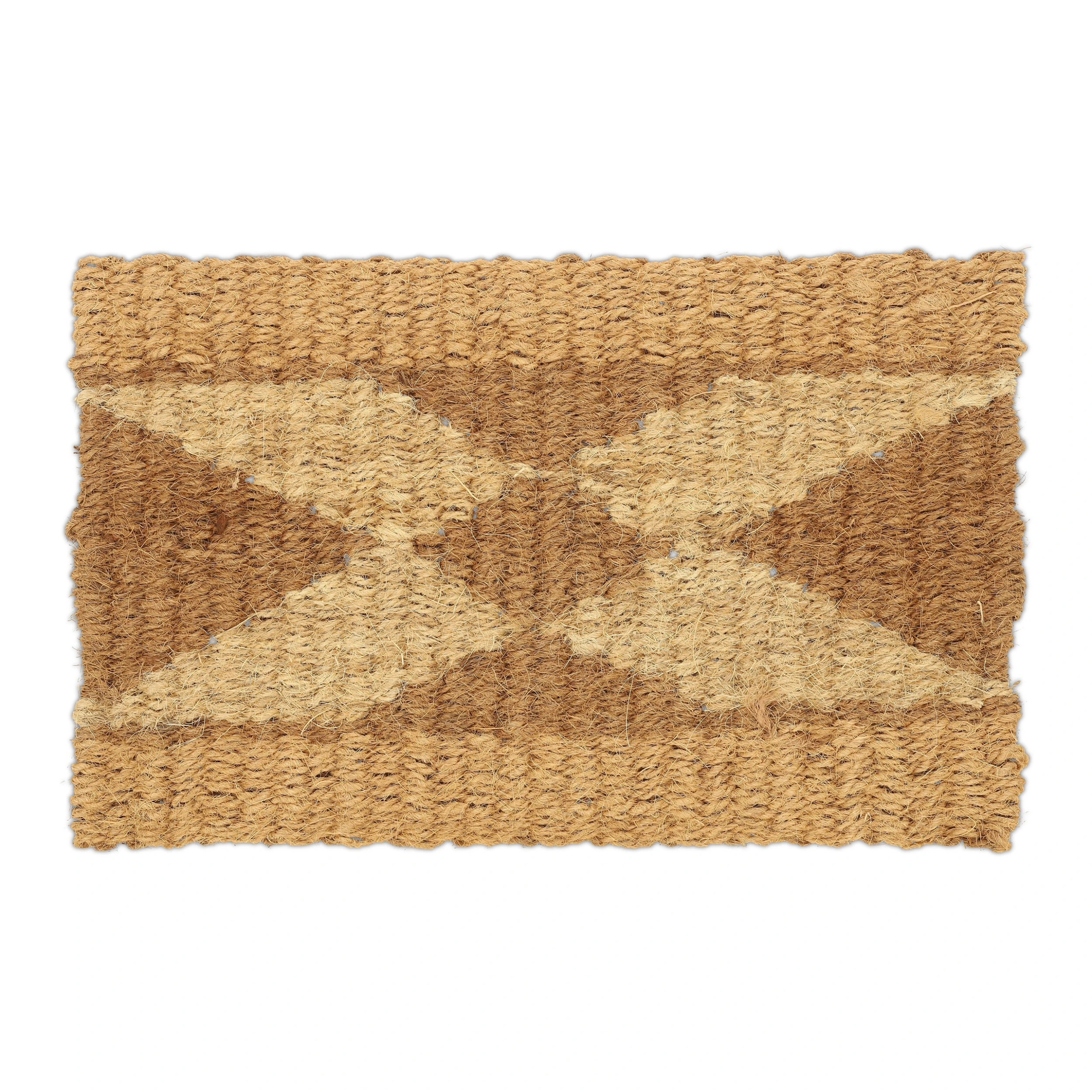 Relaxdays Fußmatte In Braun/ Creme - 60 X 40 Cm – Bild 8