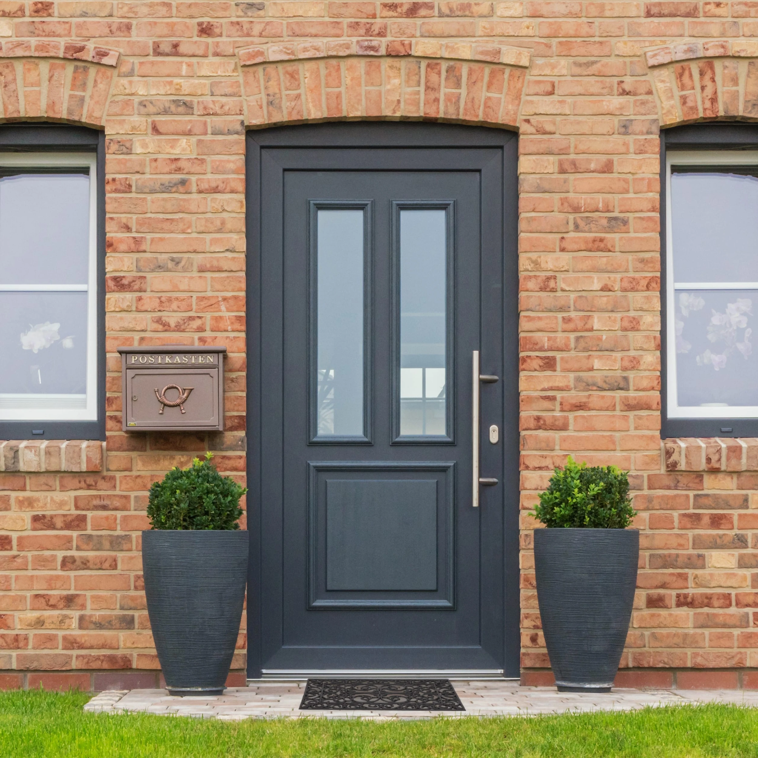 Relaxdays Fußmatte In Schwarz - (B)60 X (T)40 Cm – Bild 3