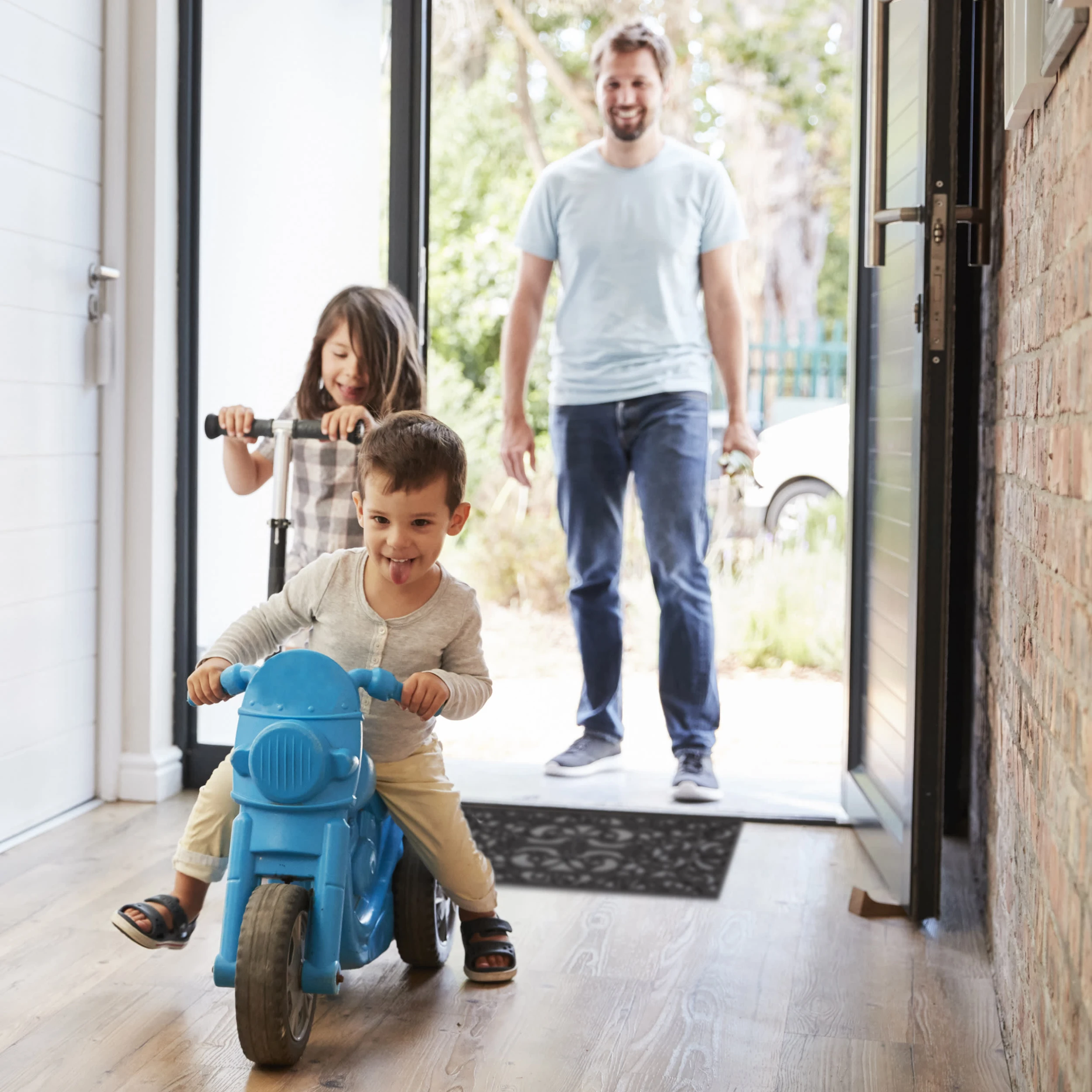 Relaxdays Fußmatte In Schwarz - (B)60 X (T)40 Cm – Bild 5